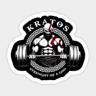 Kratos Gym Sticker